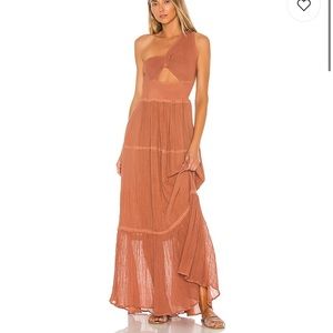 REVOLVE Iberian Maxi Dress in Rust * WORN ONCE *